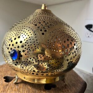 Morrocan Brass Lantern mood lighting vibey decor Home decor warm decor